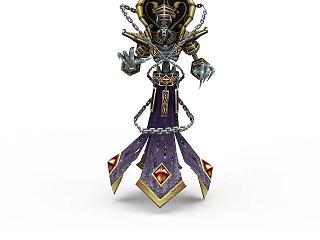 现代WOW魔兽世界怪游戏角色模型
