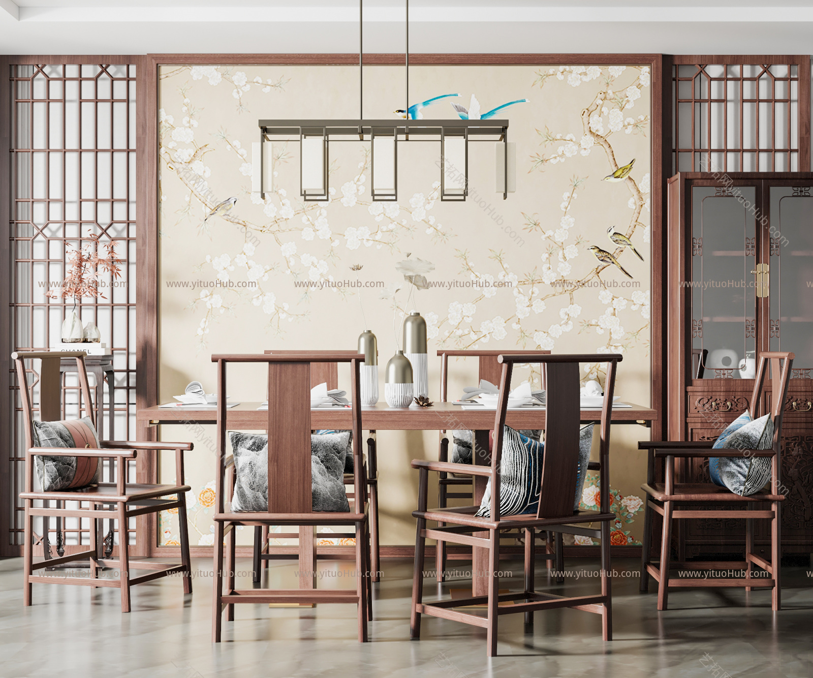 新中式家居餐厅