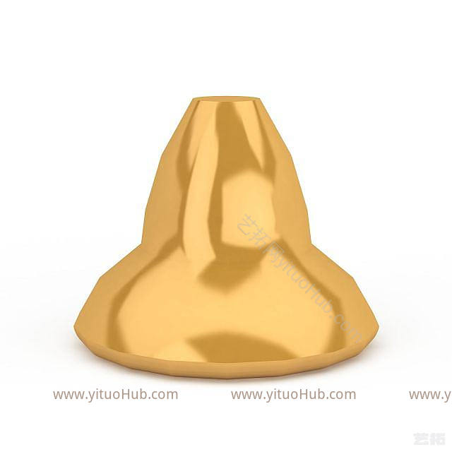现代金色射灯模型
