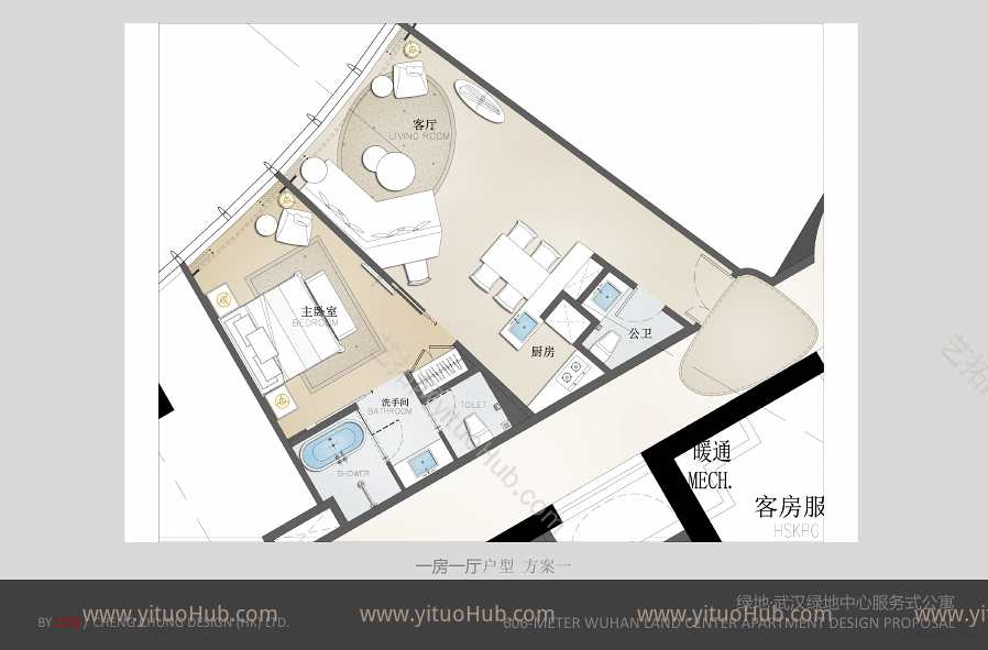 武汉绿地总裁公馆大堂+样板间概念方案