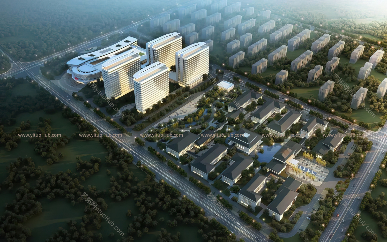 医院建筑效果图