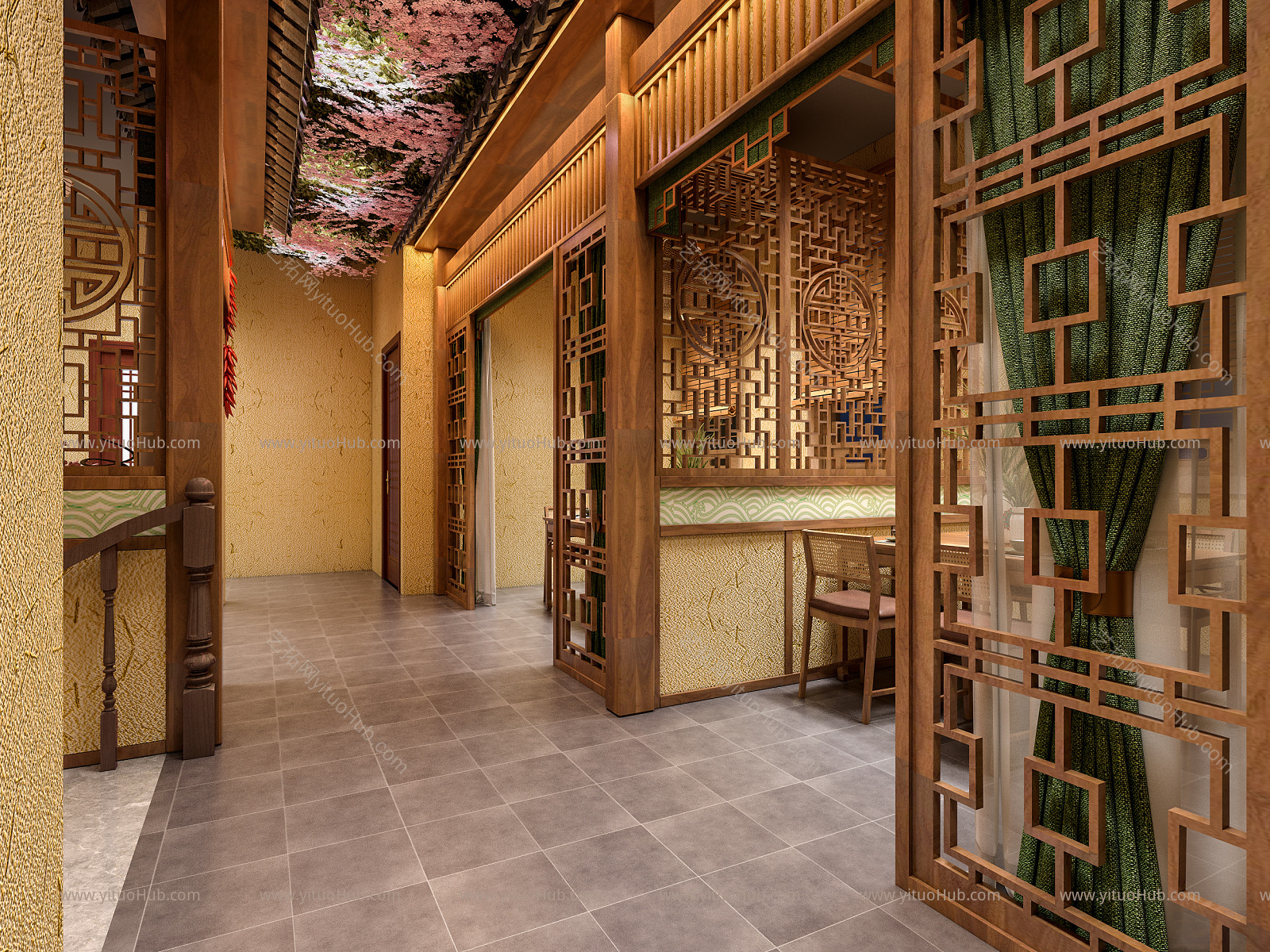 新中式中餐厅 包厢