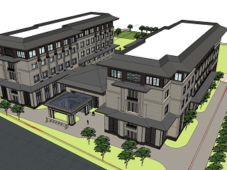 新中式酒店建筑