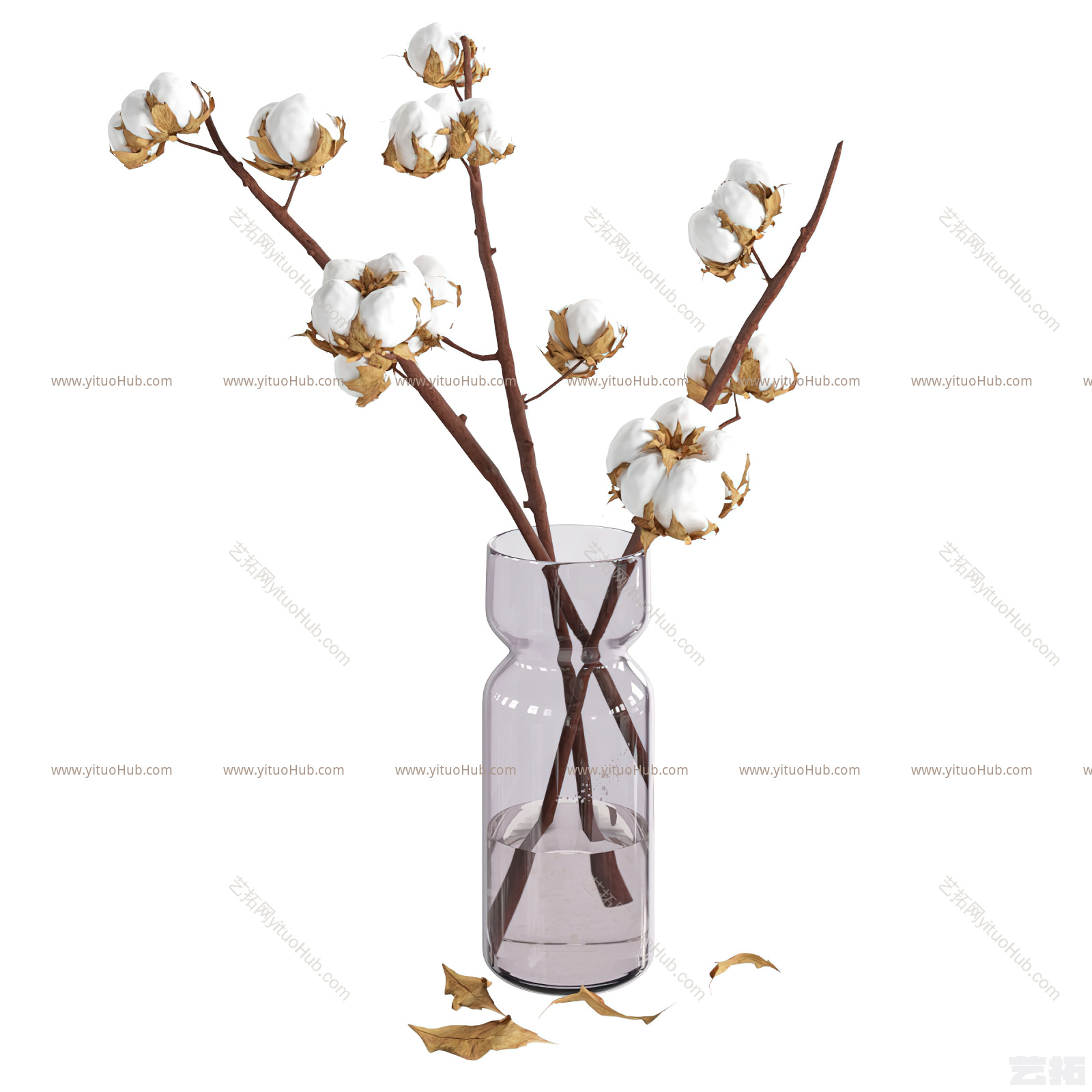 现代花瓶干支