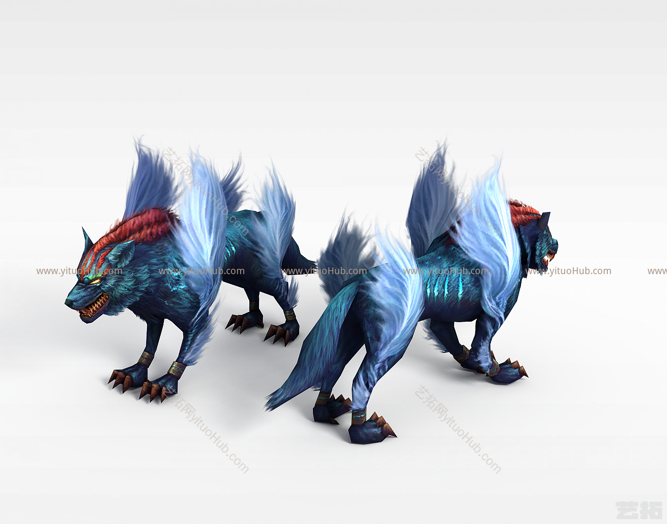 幽冥犬游戏角色模型