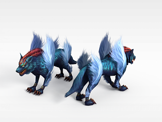 幽冥犬游戏角色模型