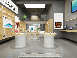 现代手机数码店 货柜 手机