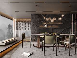 现代Minotti 米洛提餐厅