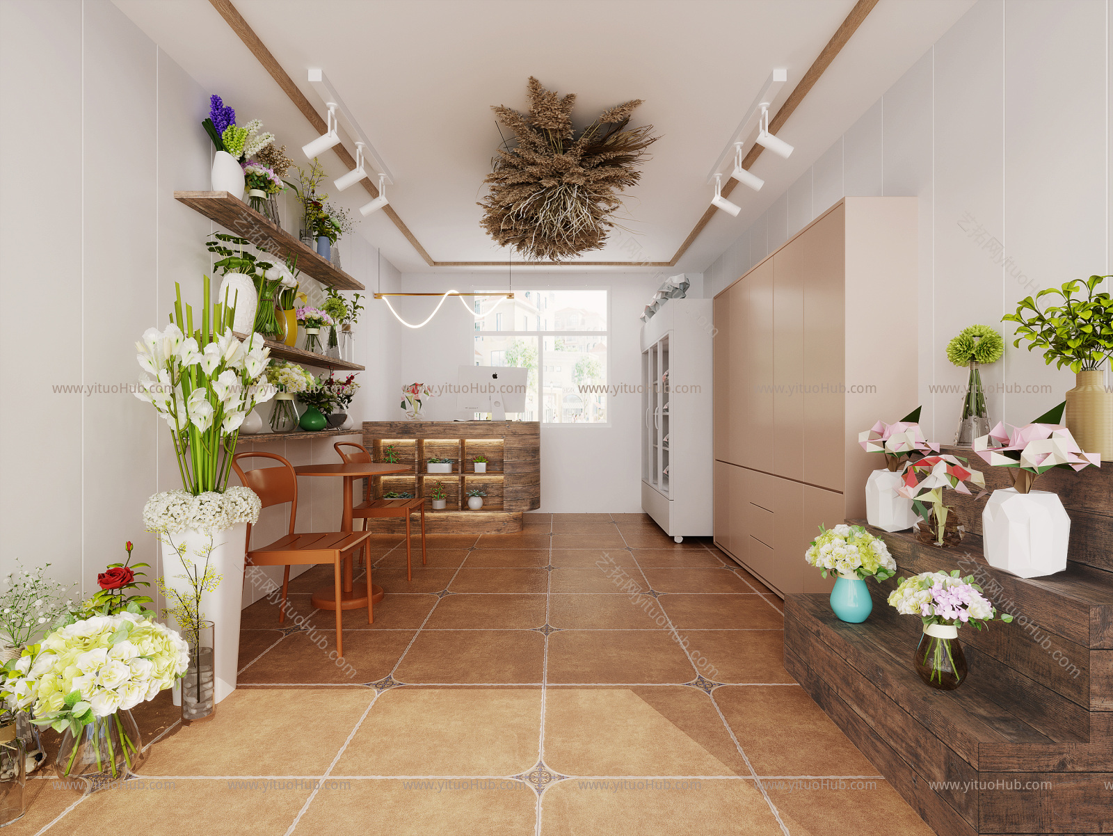 现代花店