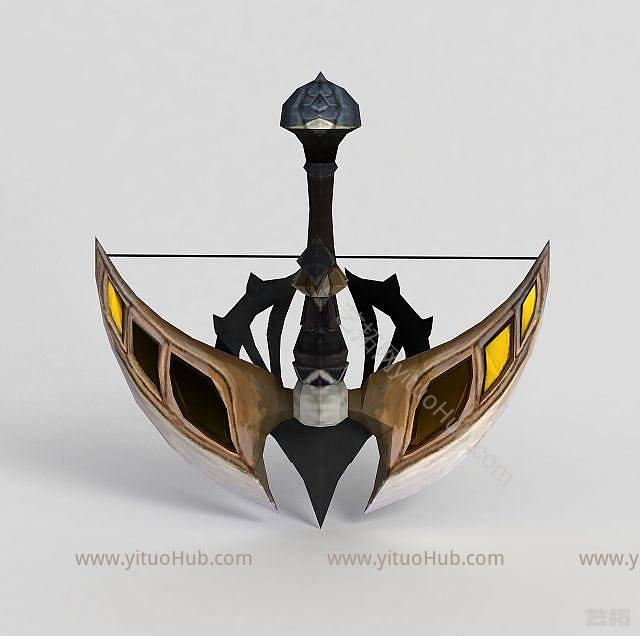 现代龙之谷游戏武器模型