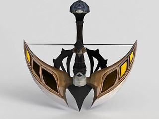 现代龙之谷游戏武器模型