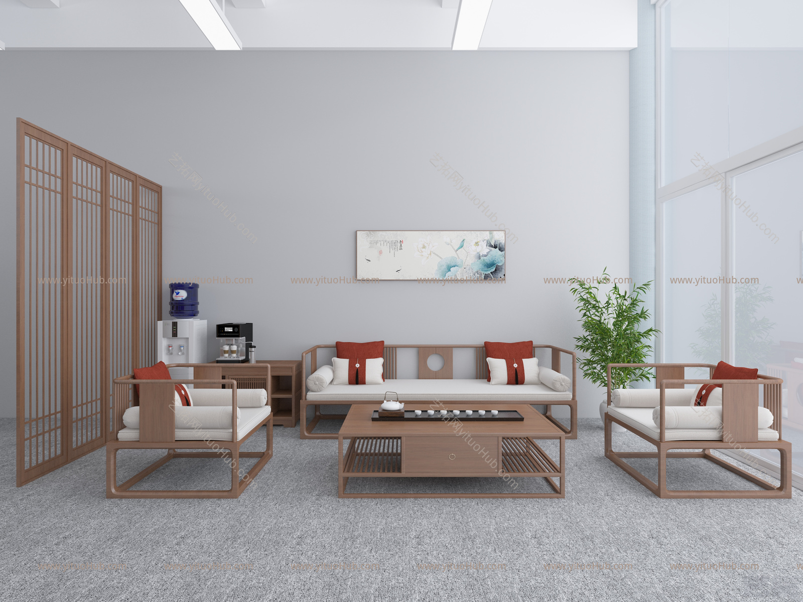 现代家具织物展厅