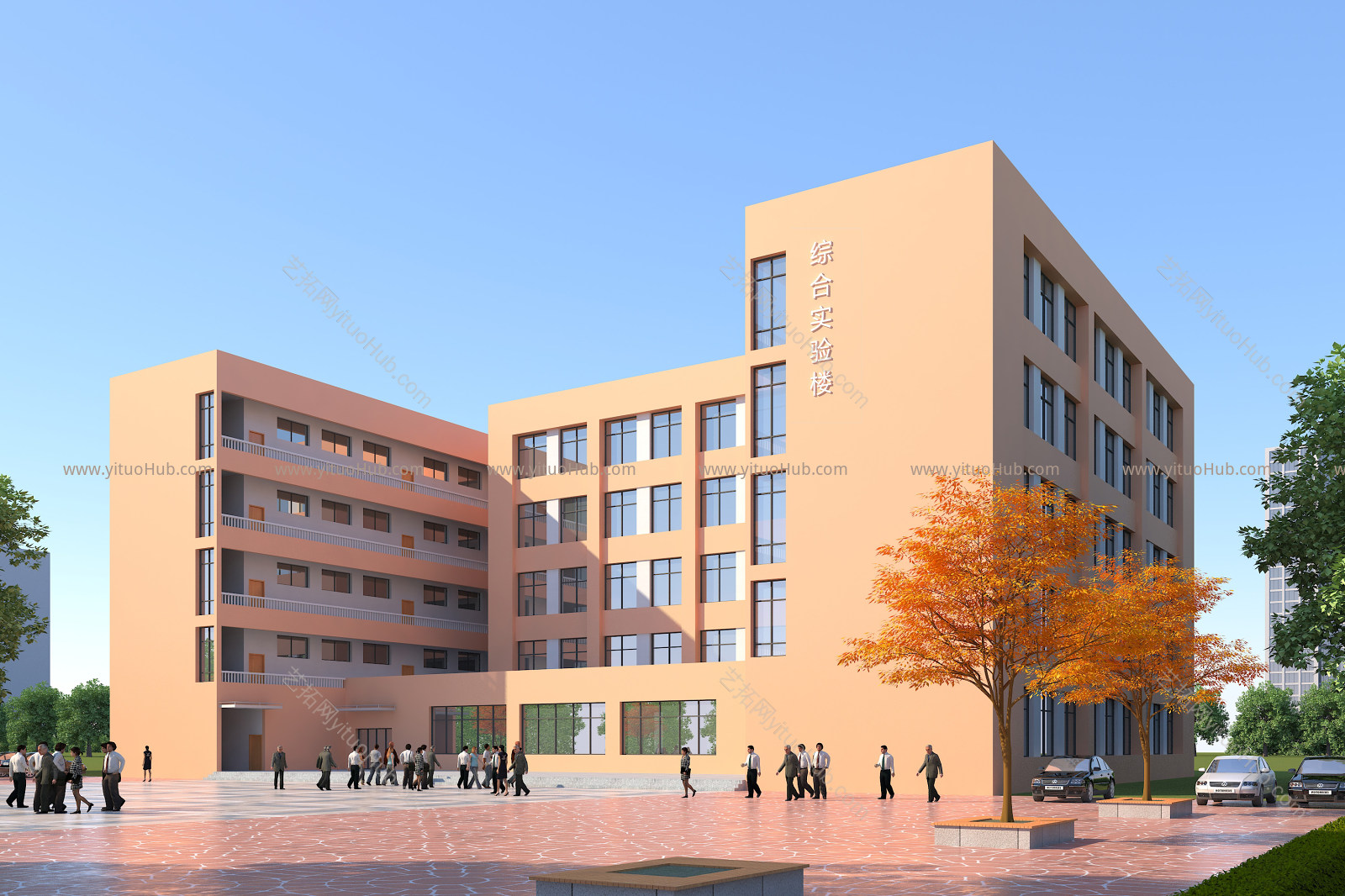 现代风格学校