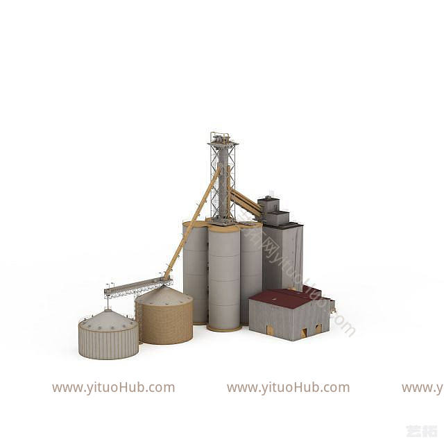 工业LOFT工业建筑模型