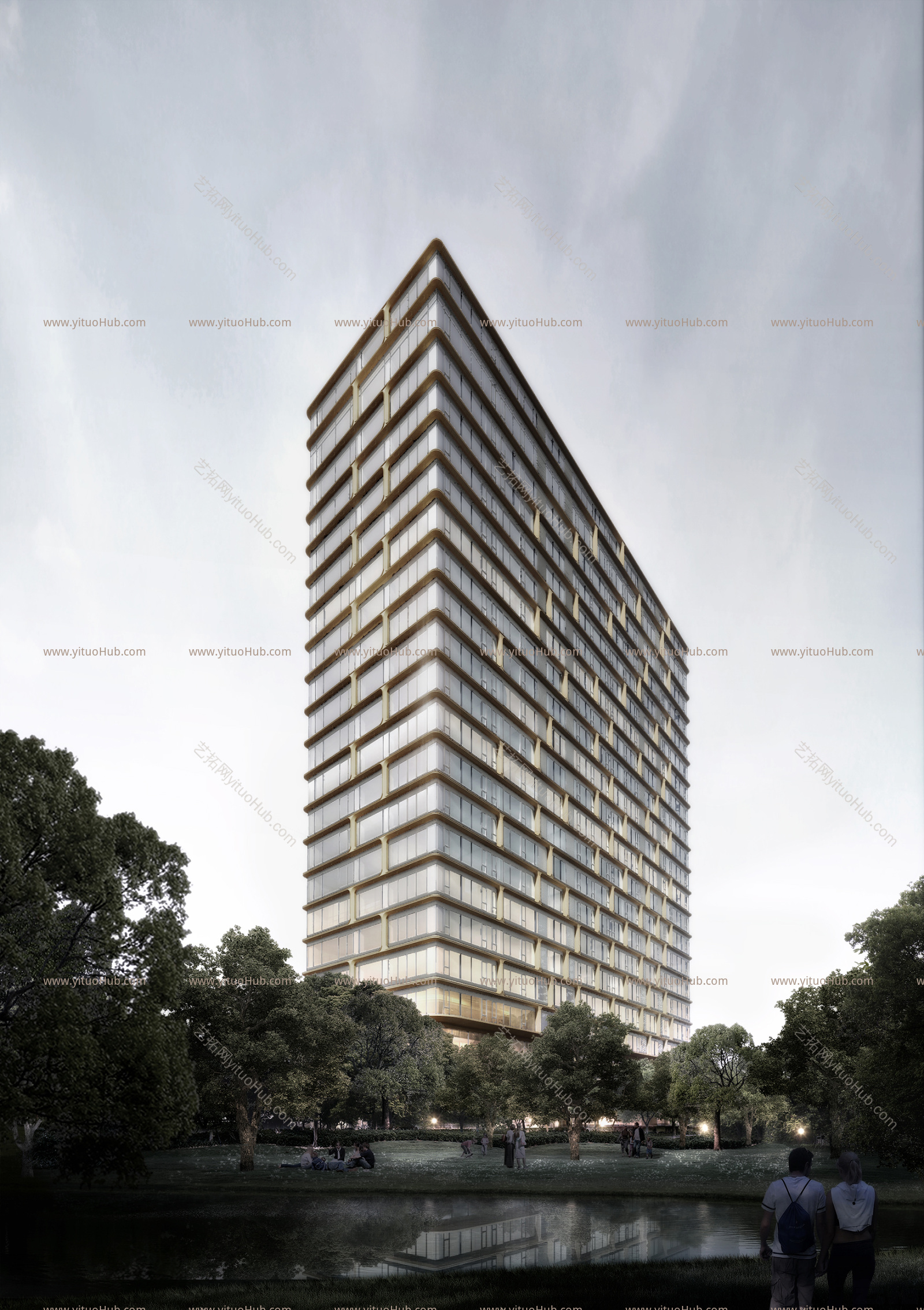 现代小区建筑设计