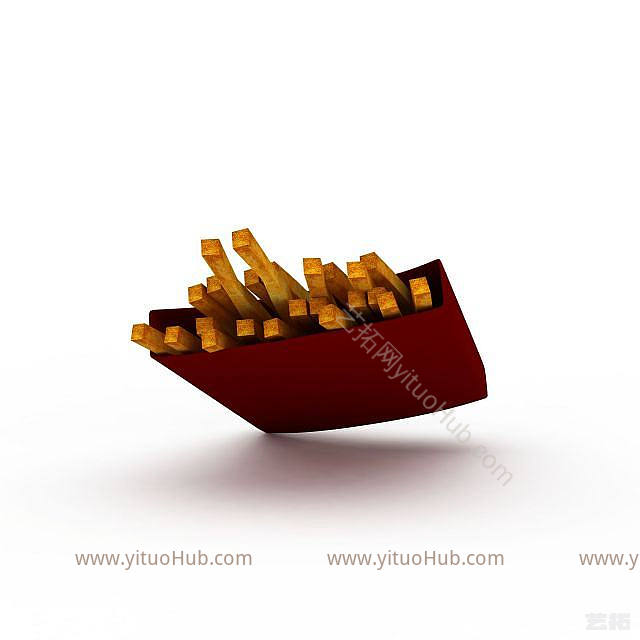 现代麦当劳薯条模型