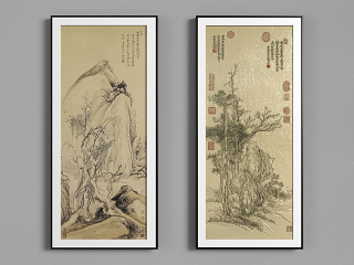 新中式装饰挂画