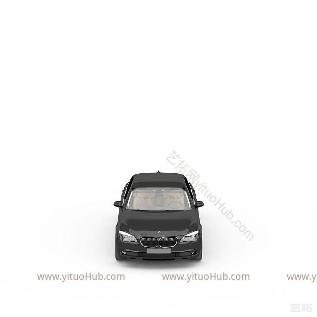 现代宝马（BMW）7系汽车模型