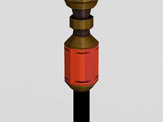 现代龙之谷武器法杖模型