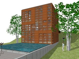 现代民宿建筑