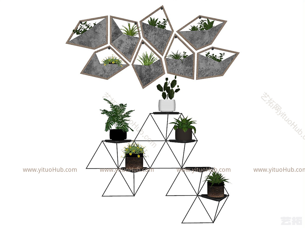 绿植架绿植墙