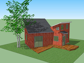 小木屋建筑小品