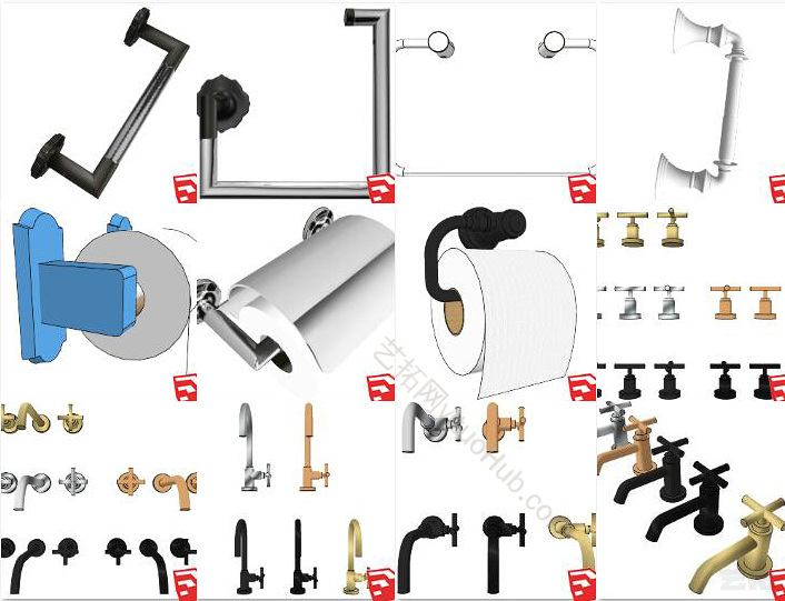 现代洁具用品卫生用品 