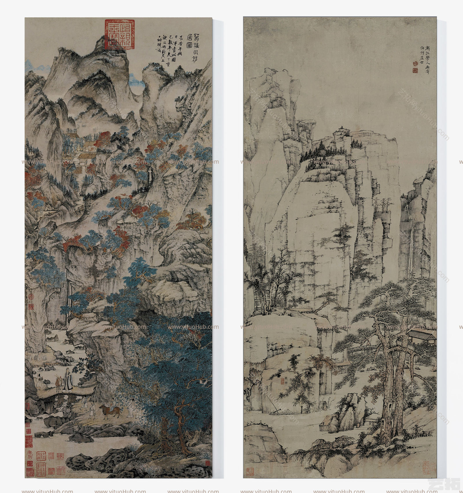 中式传世名画
