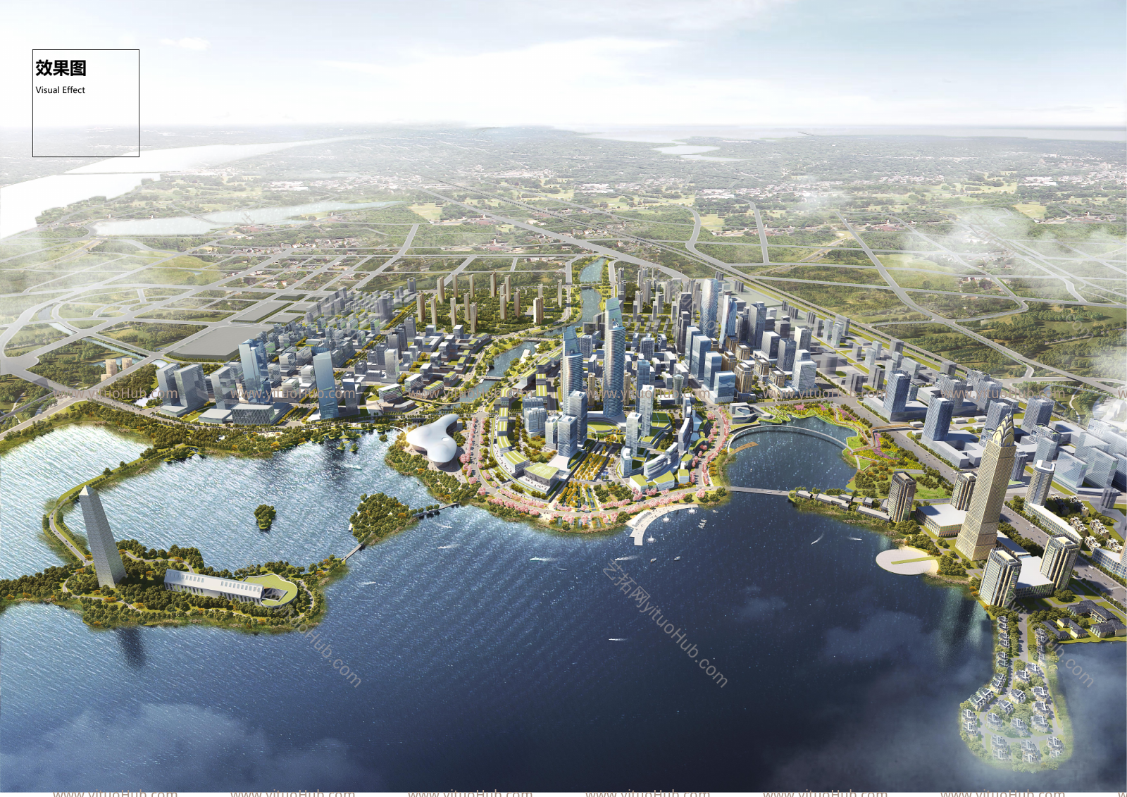 九江市八里湖中央商务区（CBD）城市设计