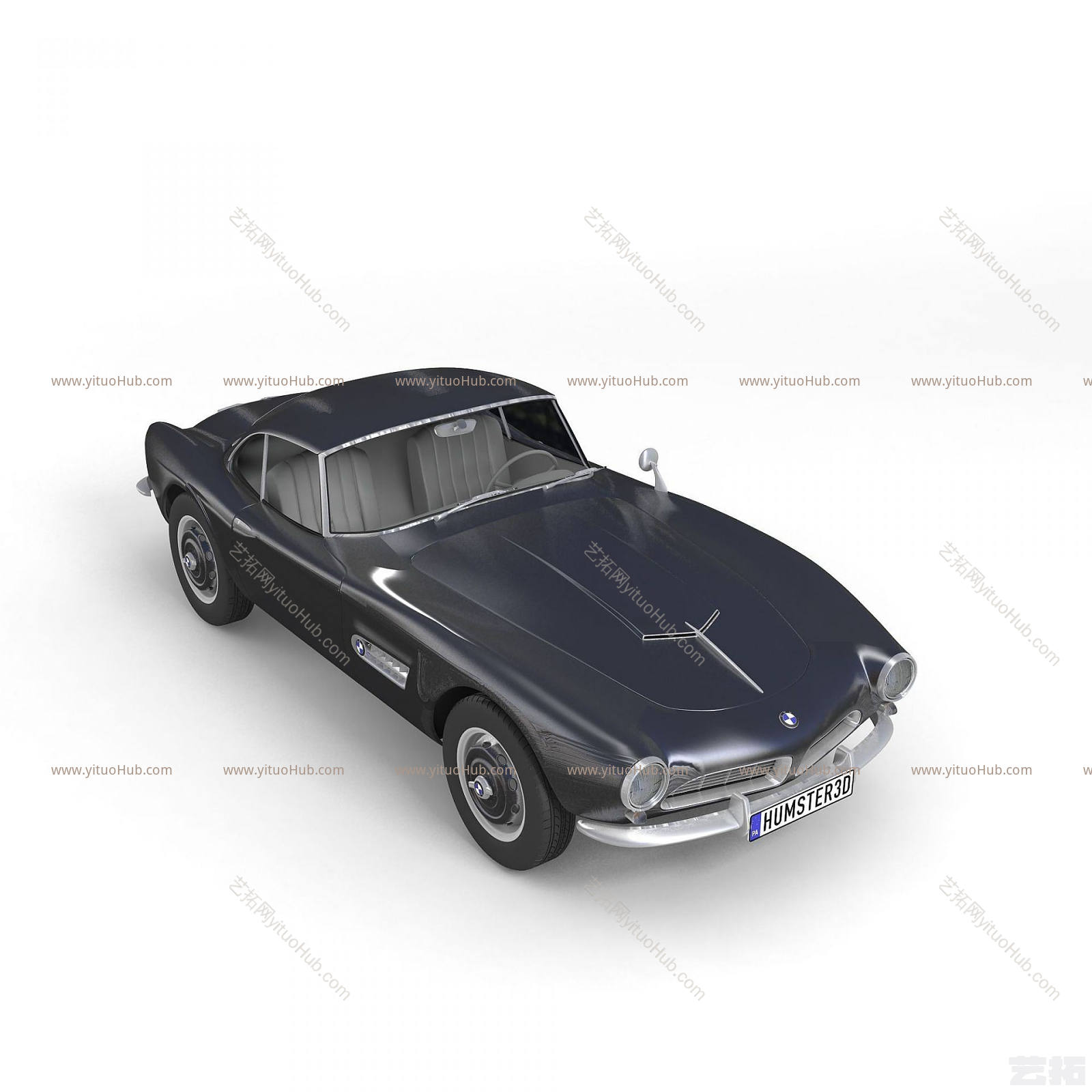 现代宝马 507 coupe 1959款模型