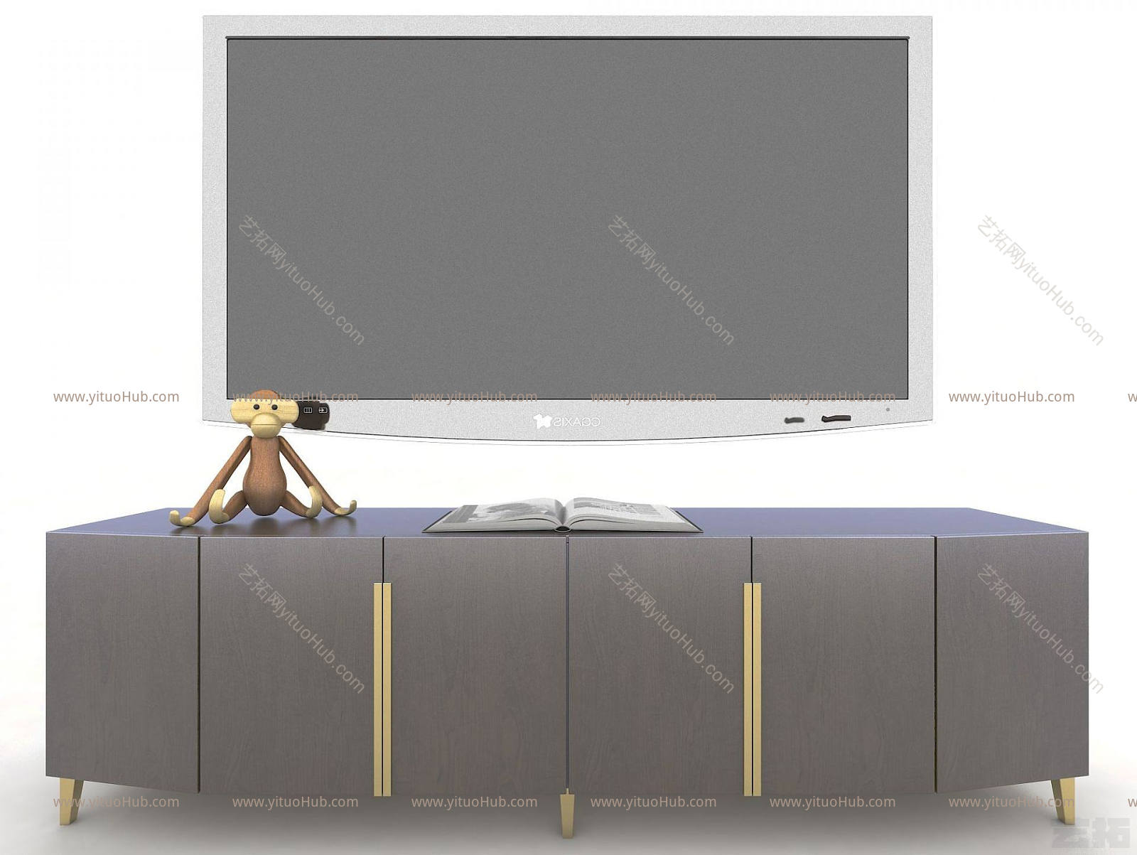 现代风格电视柜模型