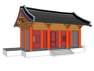 中式寺庙建筑