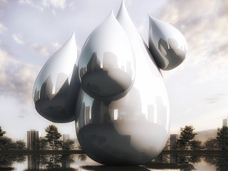 现代不锈钢雕塑