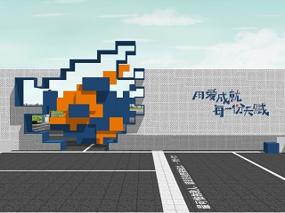 现代景墙