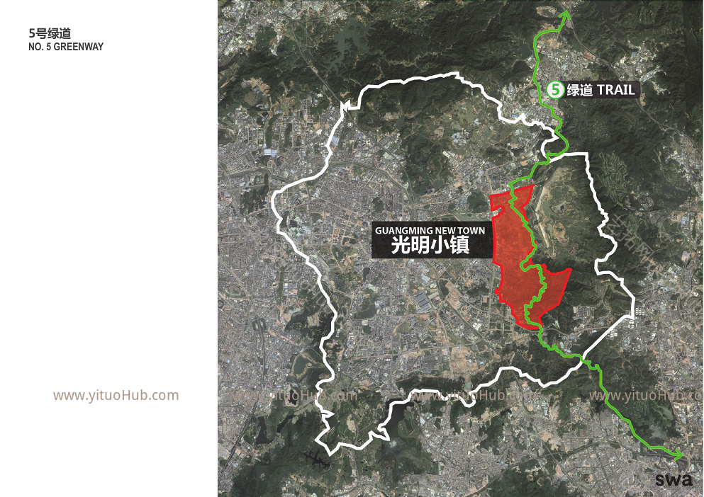 光明新区马拉松山湖绿道（一期）设计