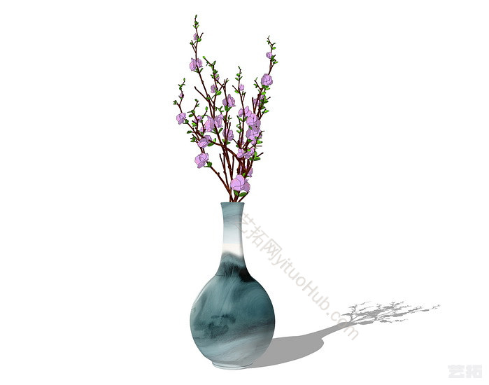 花瓶插花摆件