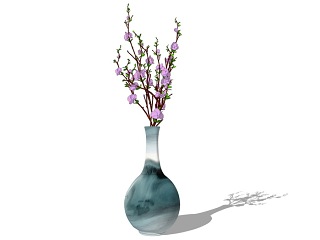 花瓶插花摆件