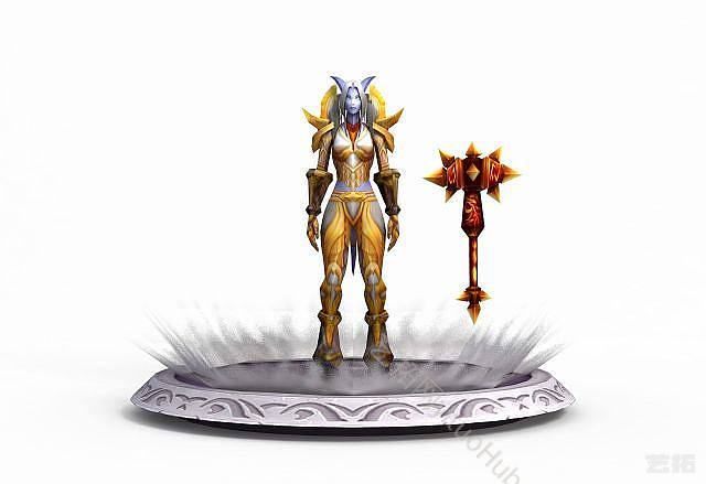 现代wow魔兽世界角色模型