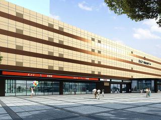 现代商业建筑模型