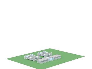 公共建筑模型