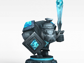 现代LOL防御塔模型