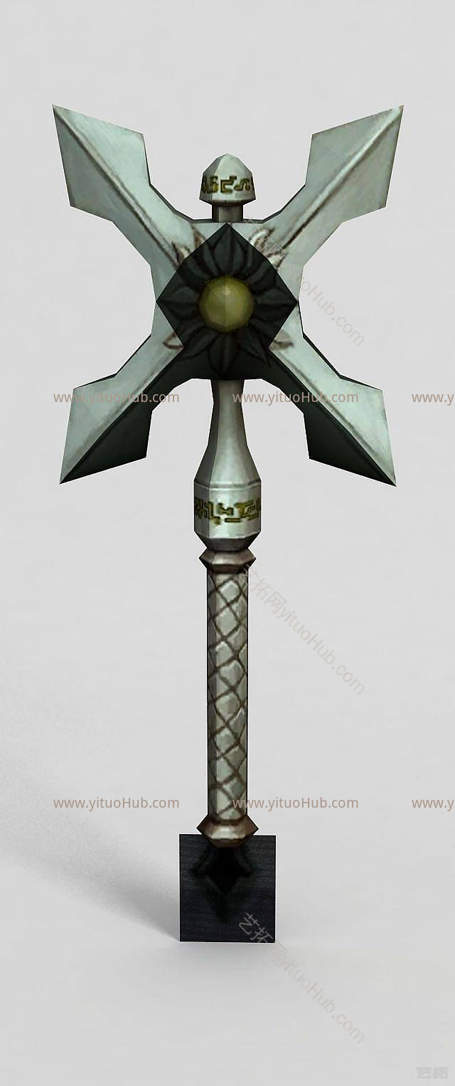 现代龙之谷游戏武器模型