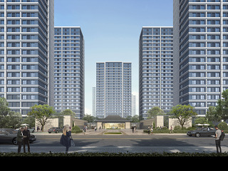 现代风格住宅模型建筑