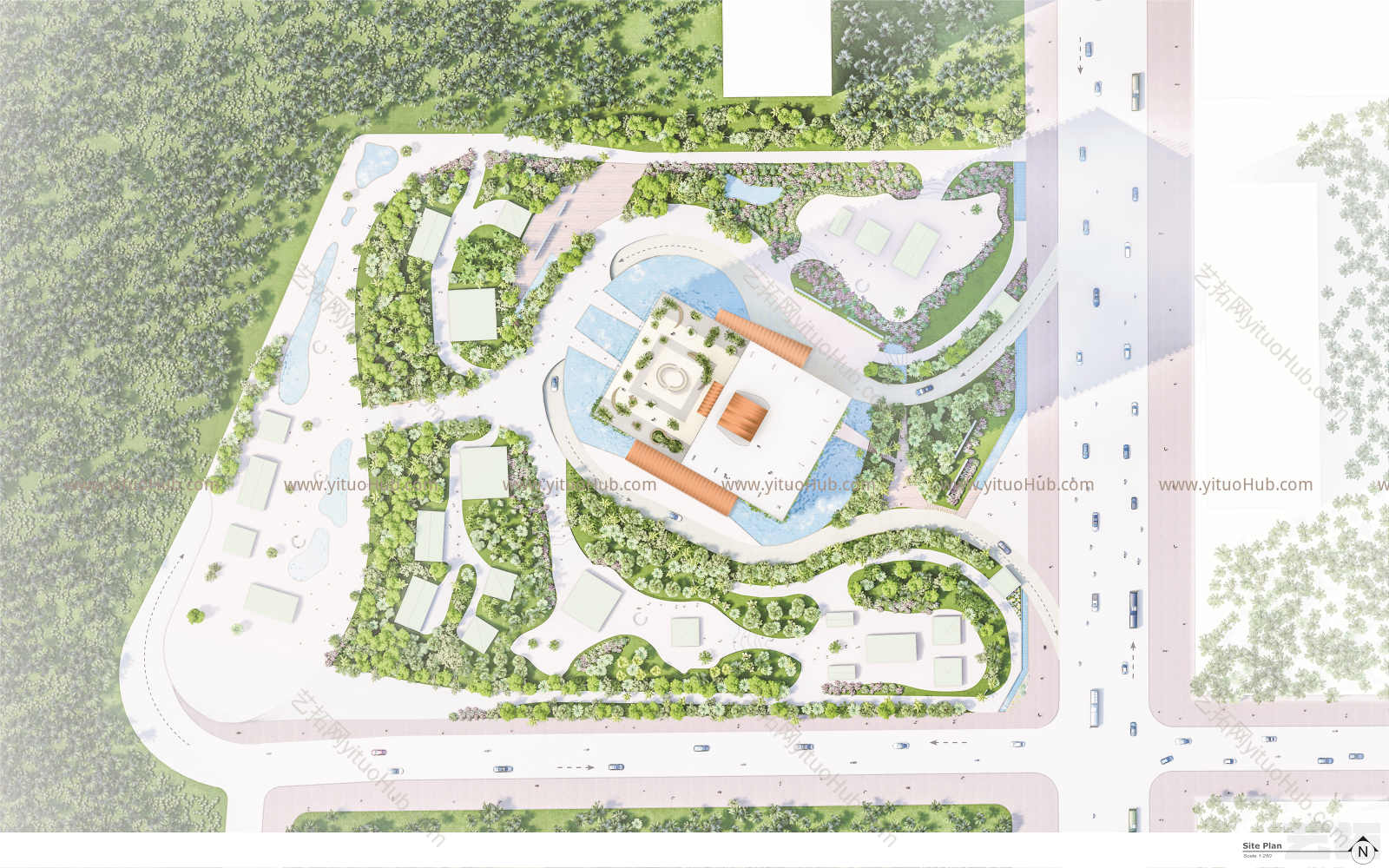 现公寓楼建筑设计
