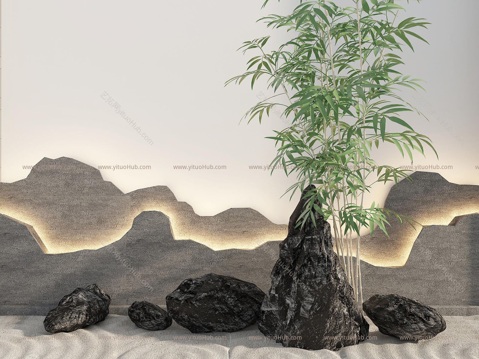 现代风格景观小品
