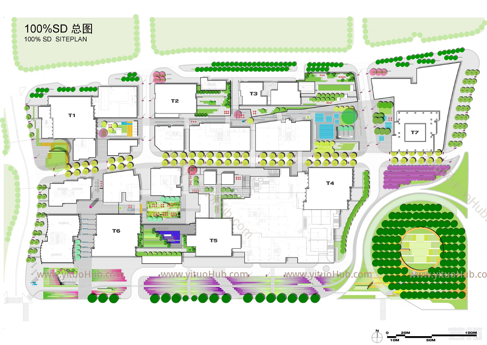 深圳华润万象天地景观方案设计