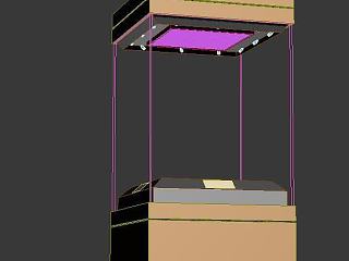 现代展柜模型