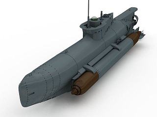现代SEEHUND潜艇模型
