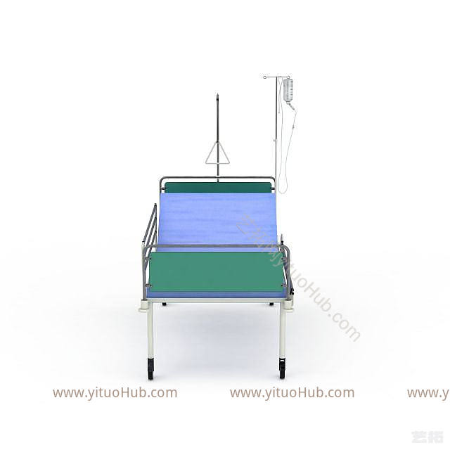 现代医用病床模型