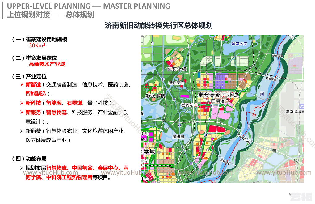 济南崔寨新旧动能转换区城市设计